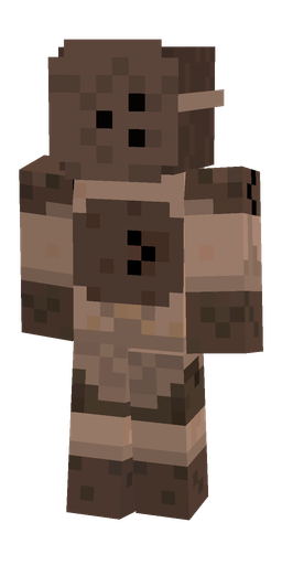 Brown skin: body, front render