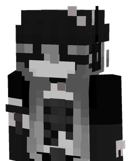 Black skin: bust render