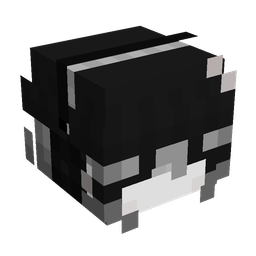 Black skin: head render