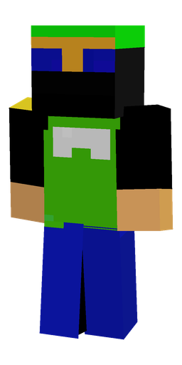 Black skin: body, front render