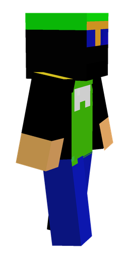 Black skin: body, right side render