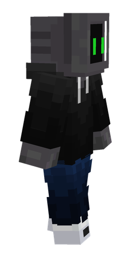 Black skin: body, right side render