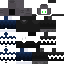 Black skin: raw texture render