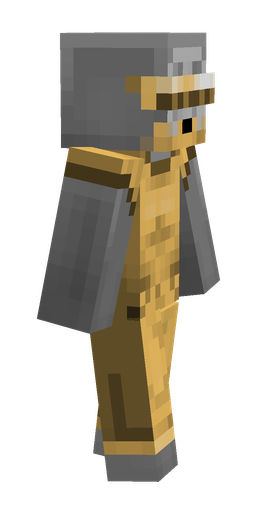 Brown skin: body, right side render