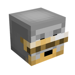 Brown skin: head render