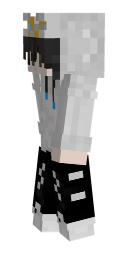 Black skin: body, left side render
