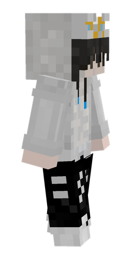 Black skin: body, right side render