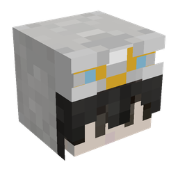Black skin: head render