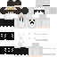 Black skin: raw texture render