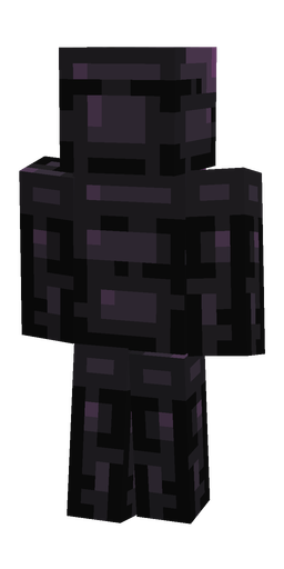Black skin: body, back render