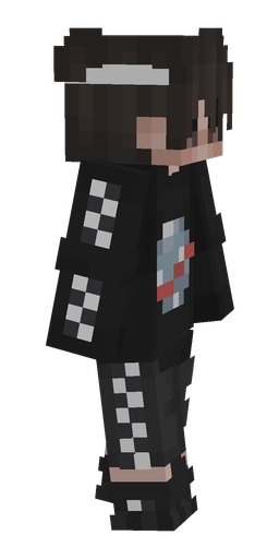 Black skin: body, right side render