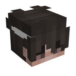 Black skin: head render
