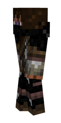 Black skin: body, left side render