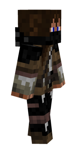 Black skin: body, right side render