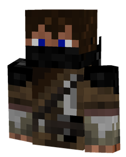 Black skin: bust render
