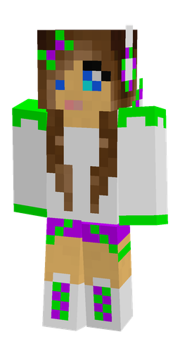 Brown skin: body, front render