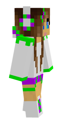 Brown skin: body, right side render