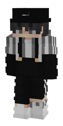 Black skin: body, front render