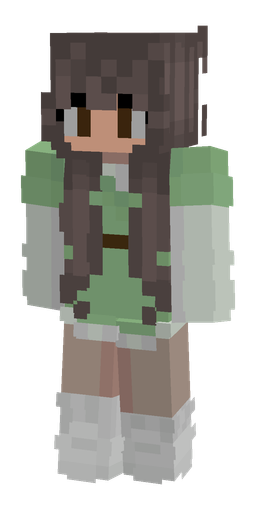 Gray skin: body, front render