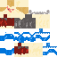 Blue skin: raw texture render