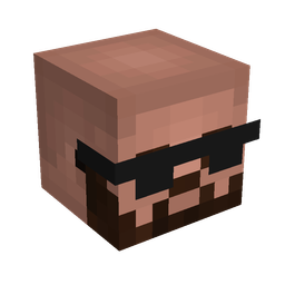 Black skin: head render