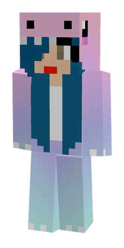 Blue skin: body, front render