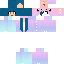 Blue skin: raw texture render