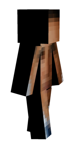 Black skin: body, right side render