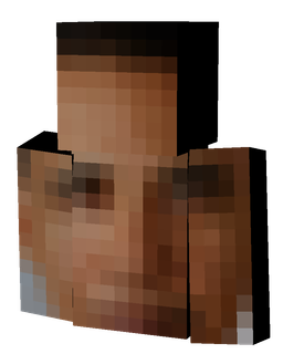 Black skin: bust render