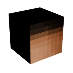 Black skin: head render