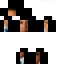 Black skin: raw texture render