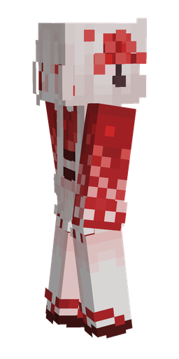 Pink skin: body, left side render
