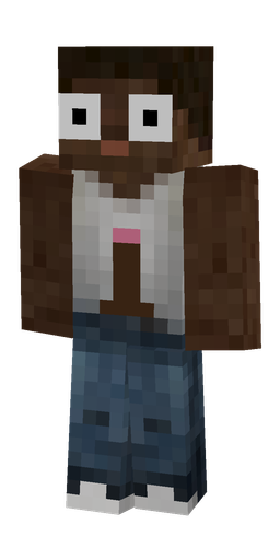 Blue skin: body, front render