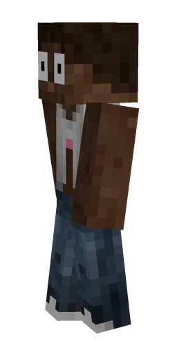 Blue skin: body, left side render