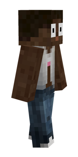 Blue skin: body, right side render