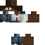 Blue skin: raw texture render