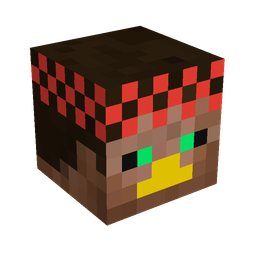 Blue skin: head render