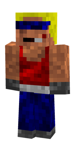 Blue skin: body, front render