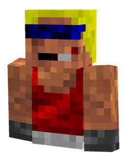 Blue skin: bust render