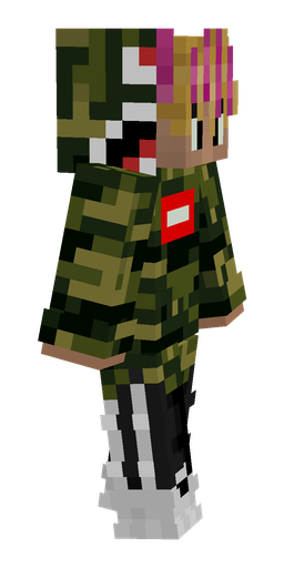 Black skin: body, right side render