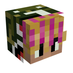 Black skin: head render