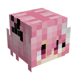 Black skin: head render