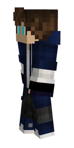 Black skin: body, left side render