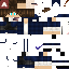 Black skin: raw texture render