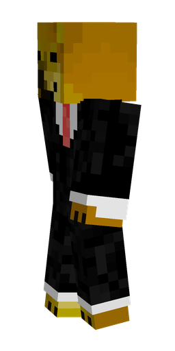 Black skin: body, left side render