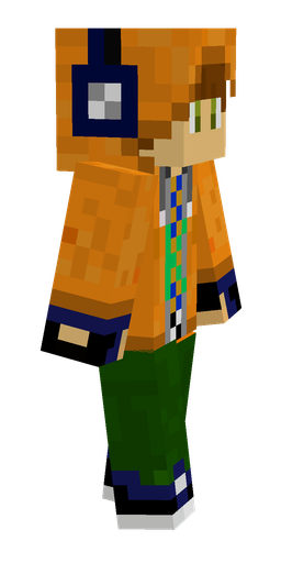 Brown skin: body, right side render