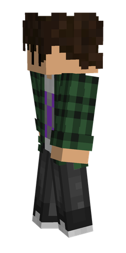 Black skin: body, left side render