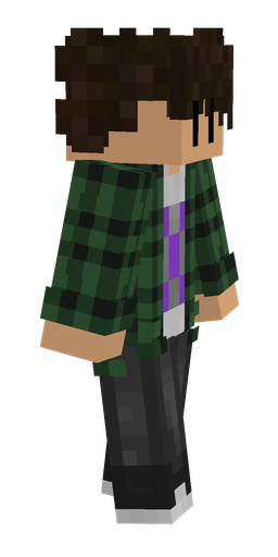 Black skin: body, right side render