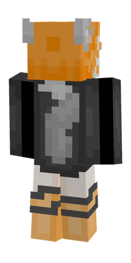 Black skin: body, back render
