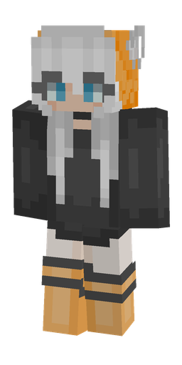 Black skin: body, front render